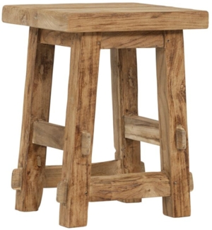 Hocker Tuscany aus Teakholz, 35x30x45 cm