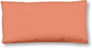 hip Kissenhülle BERNICE, (1 Stück), Baumwolle, Mako-Satin, 40x80, 1 Stück, Reißverschluss, Orange Pfirsich