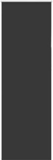 vidaXL Verdunkelungsrollo Schwarz 70x210 cm Stoffbreite 65,7 cm 4010914