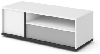 Lowboard Imola TV-Unterschrank 120cm weiß graphit grau