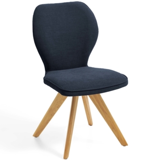 Colorado Trend-Line Stühle blau Webstoff 49,5cm x 92cm x 60cm