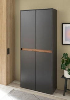 INOSIGN Schuhschrank City/Giron, modernes Schuhregal, Schrank für 32 Schuhe, Schuhkommode acht Schuhfächer, viel Stauraum, 93 cm breit