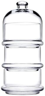 Pasabahce Aufbewahrungsbecher Villa Patisserie 96815, Glas, (Packung, 4-tlg, 4 teilig), Villa Patisserie Aufbewahungsdose aus Hartglas
