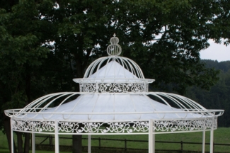 CLP Dach für Luxus Pavillon Romantik,weiß Ø 350 cm