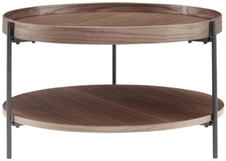 Couchtisch Ø 69 cm Walnuss