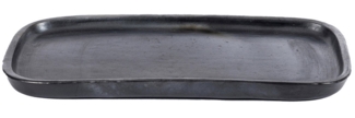 Der Burned Tapas Teller - Schwarz - 31x19x3cm