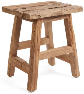 Der Yoke Hocker - Natur - L - Natürlich - 39x30x47cm