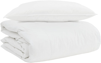 vidaXL 2-in-1 Bettdecke mit Kissen 2 pcs Weiß Daunenfeder 3376345