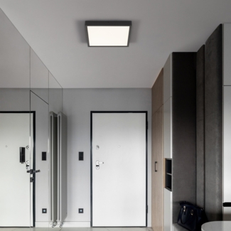 Nova Luce 9501211 ITOS LED Deckenleuchte 40x40cm 3000K Schwarz
