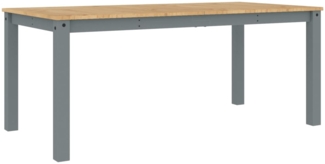 vidaXL Esstisch Panama Grau 180x90x75 cm Massivholz Kiefer 4005709