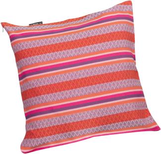 La Siesta Kissenbezug Cariño 50x50 cm Bio-Baumwolle 15 Farben zur Auswahl flamingo