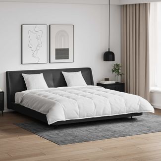 vidaXL Bettdecken Set mit Kissen 3 pcs Weiß Daunenfeder 3377228