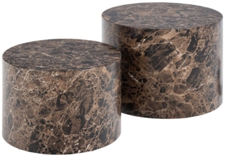 ebuy24 Couchtisch Dice Couchtisch Braun.