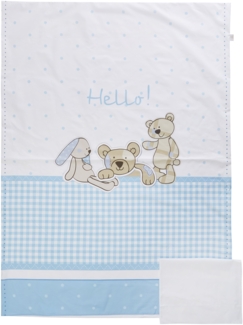 ITALBABY Hello Maxi Betten-Set, hellblau