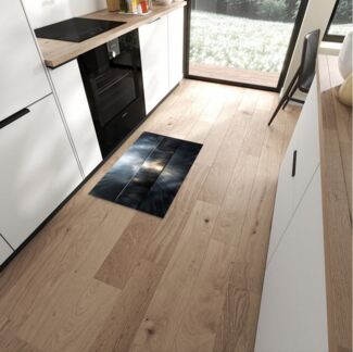 Primedeco Teppich Küchenteppich Energieblitz PVC rutschfest abwaschbar Läufer, Rechteckig, Höhe: 3 mm, Pflegeleicht & Wasserabweisend