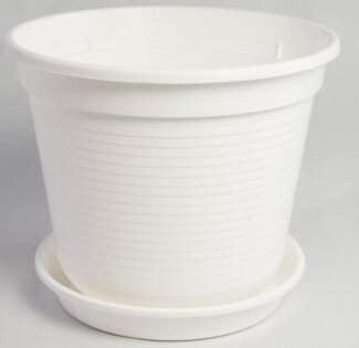 Geli Blumentopf Blumentopf Standard mit Untersetzer in versch. Größen und Farben groß