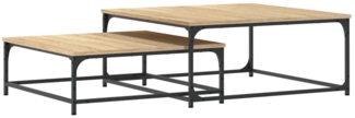Couchtische, Sofatische 2 Stk. Sonoma-Eiche Holzwerkstoff