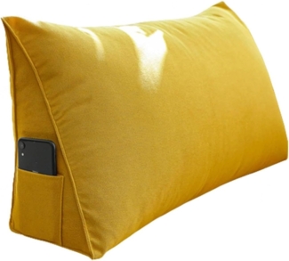 Coonoor Rückenkissen Lesekissen, Nackenrolle, Rückenstütze, dreieckiges Kissen mit Ecken, 1-tlg, großes Sofakissen, Kopfkissen, Rückenlehne