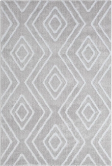 Vimoda Teppich Teppich Modern Super Weich, Rechteckig, 3D Effekt, Raute, Modern, Läufer Wohnzimmer