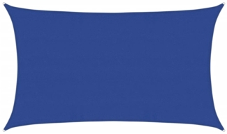 vidaXL Sonnensegel 160 g/m² Rechteckig Blau 5x8 m HDPE 311523