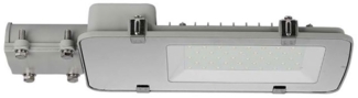 LED Straßenleuchte Außenlampe, grau, kaltweiß, IP65 30W