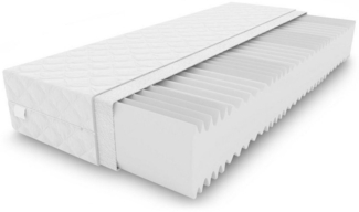 Federkernmatratze Matratze MED+ Komfort 7 Zonen H3 Memory Marken 140x200cm Höhe:16cm, KingMatratzen, 16 cm hoch