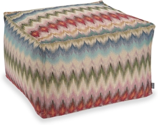 H.O.C.K. Sitzwürfel H.O.C.K. Esra Hocker mit Biese 55x55x35cm boho, Hocker: Bequem, vielseitig, Wohnzimmer & Schlafzimmer