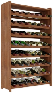 Lenmar Weinregal Weinregal Weinregal Holz Flaschenregal für 56 Flaschen Lenmar