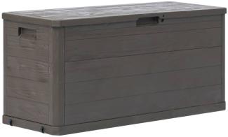 vidaXL Garten-Aufbewahrungsbox 280 L Braun 45687