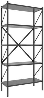 VCM Standregal Insasi 918404 Anthrazit H. 160 x B. 66 x T. 34 cm