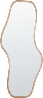 Wandspiegel BIOLLET 80 cm 180 cm Holz Natürlich