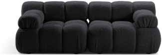Micadoni Modulares Sofa Bellis 2-Sitzer Boucle Graphit