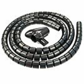 LINDY Kabelspirale flexibel 25mm Durchmesser schwarz
