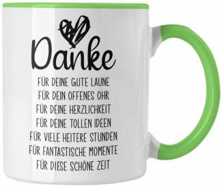 Trendation Tasse Trendation - Dankeschön Tasse Geschenk Danke Sagen Danke für Die Gute