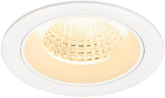 SLV NUMINOS® M, Deckeneinbauleuchte, 3000 K, 55°, IP20, rund, weiß - Downlights