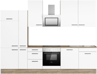 OPTIFIT Küchenzeile Fiona, Breite 320 cm, mit Hanseatic-E-Geräten,in Premium oder Basic