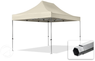 3x4,5 m Faltpavillon PROFESSIONAL Alu 40mm, creme