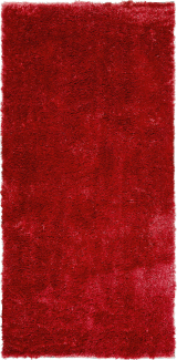 Teppich rot 80 x 150 cm Shaggy EVREN