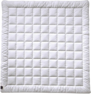 billerbeck Faserdecke Alcando Wärmestufe mittel, strapazierfähig 200x200 cm Baumwolle, Allergiker geeignet
