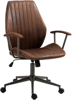 CLP Bürostuhl Nampa im Industrial Design,cognac