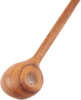 Der Flache Dosierlöffel Aus Teakwurzel - Natürlich - 19x3x1cm
