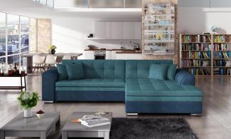 Wohnideebilder Sorento Blau Couchgarnitur SO_20