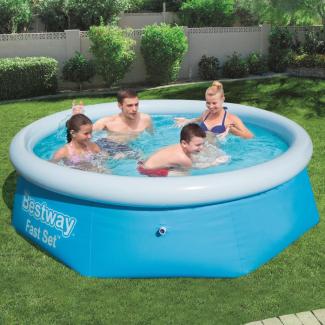 Bestway Swimmingpool Aufblasbar Rund Fast Set 244x66 cm 57265 3202429