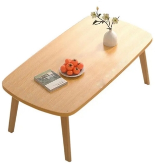 GarveeMore Couchtisch Klappbarer Couchtisch, zusammenklappbarer hölzerner Mini-Schreibtisch