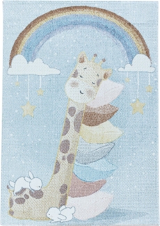 Kinder Teppich Leonardo rechteckig - 200x290 cm - Blau