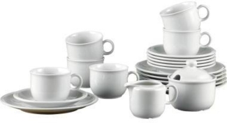 Seltmann Kaffeeservice Seltmann Weiden Compact Uni 482-122 20-teilig w