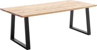 MCA living Esstisch Palais Esstisch (1-St), durchgehende Lamelle aufgedoppelt