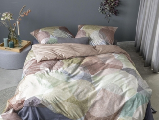 Irisette Flausch-Cotton Bettwäsche Set Zobel 8853 multi 155x200 cm + 1 x Kissenbezug 80x80 cm
