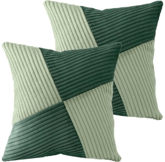 Amilian Dekokissen mit Füllung und Bezug - 2er Set - Zierkissen, Sofakissen - 40x40 cm, (2 Stück), Dekokissen mit Inlett - Couchkissen mit Kissenfüllung