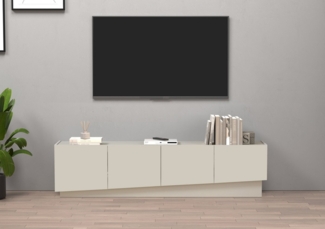 INOSIGN Lowboard VELA, Lowboard, Breite 180 cm, Design mit schrägen Türen (1 St), Made in Italy, Maße-B/T/H: 180x35x45, Lowboard, TV-Board, TV-Kommode